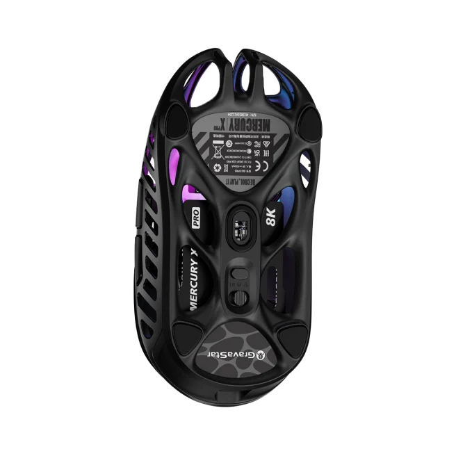 Mouse Gamer Gravastar Mercury X Pro Galaxy Black
