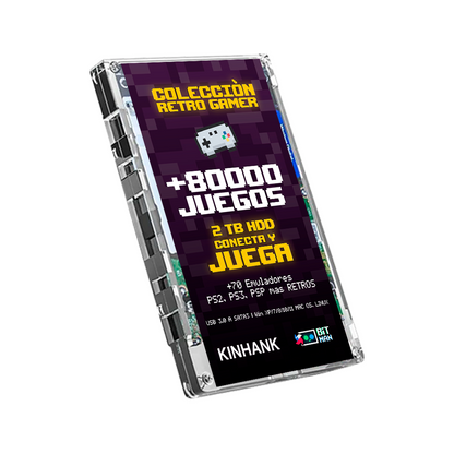 2TB HDD CON +80000 JUEGOS PLUG AND PLAY