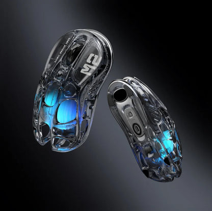 Mouse Gamer Gravastar Mercury M2 Negro Transparente