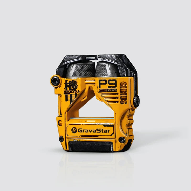 Audifono Inalambrico Gamer GravaStar Sirius 9 Plus - Edición War-Damaged Yellow