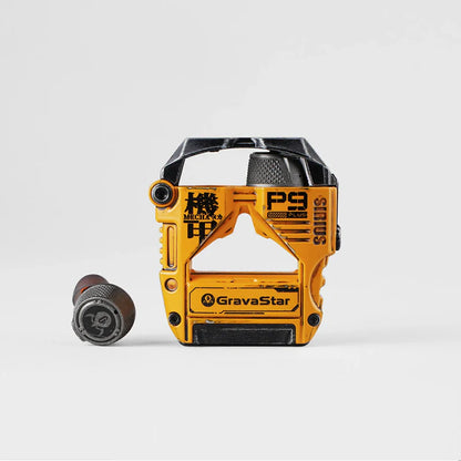 Audifono Inalambrico Gamer GravaStar Sirius 9 Plus - Edición War-Damaged Yellow