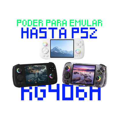 PACK RG406H + MICRO SD 256GB CON 30000 JUEGOS (8197069111457)