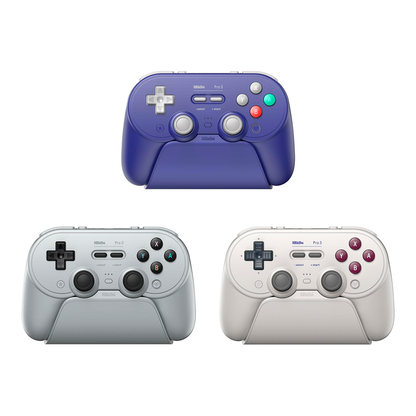 Mando 8BITDO Pro 3  Inalambrico - Compatible con Android, PC, Apple, SteamOS,  Switch 1 y 2