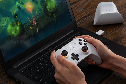 Mando 8BITDO Ultimate 2 Bluetooth para PC, Switch 1 y 2 Blanco - Bitx Chile