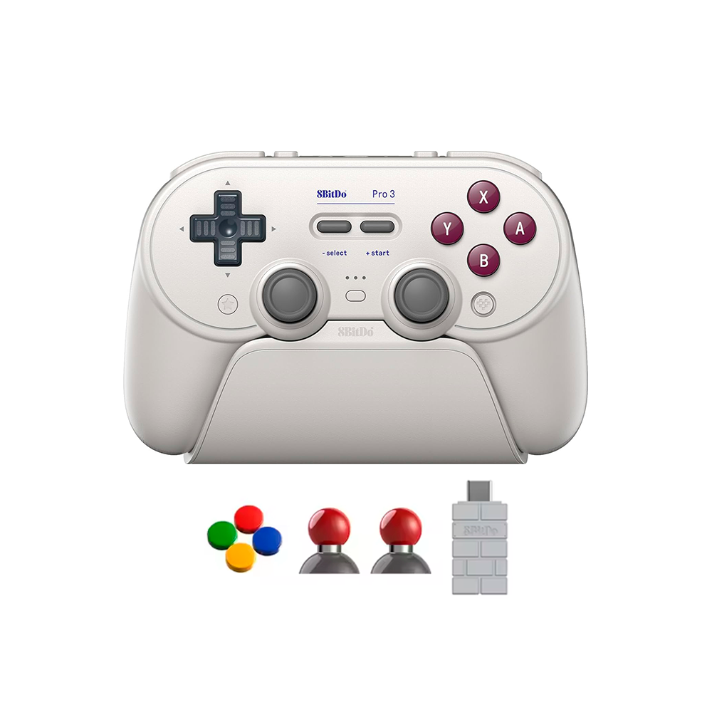 Mando 8BITDO Pro 3  Inalambrico - Compatible con Android, PC, Apple, SteamOS,  Switch 1 y 2