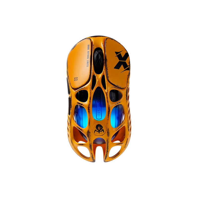 Mouse Gamer Inalámbrico GravaStar Mercury X Amarillo Edicion Battle Worn-Yellow