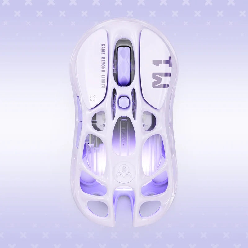 Mouse Gamer Gravastar Mercury M1 Pro Lavender Purple