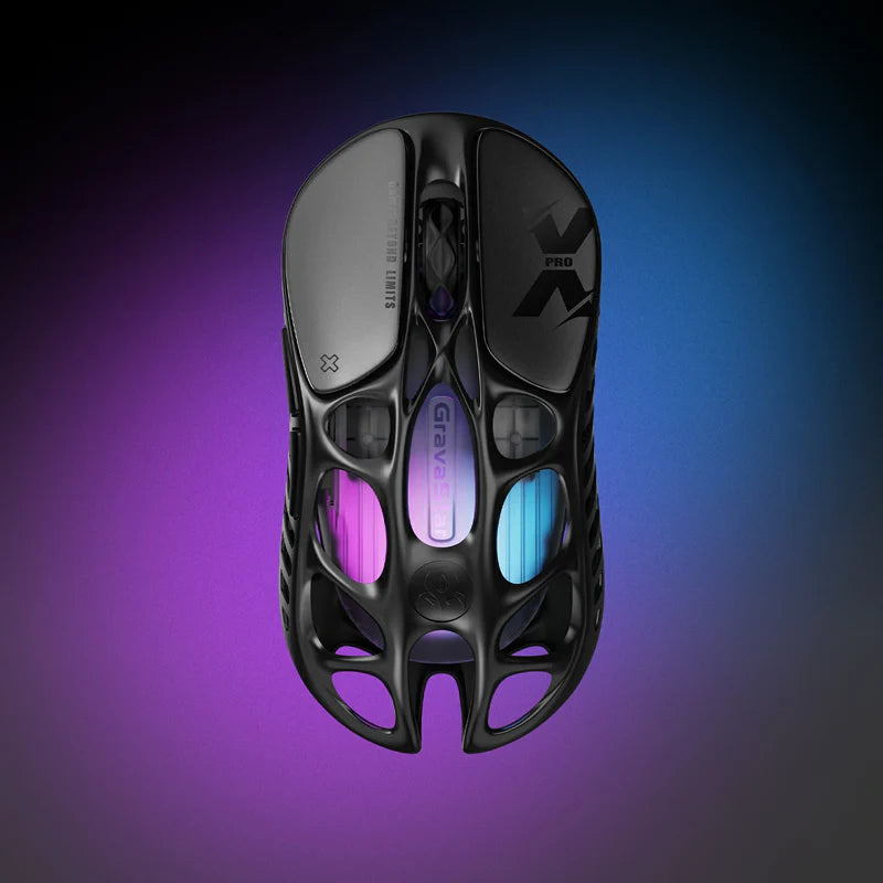 Mouse Gamer Gravastar Mercury X Pro Galaxy Black