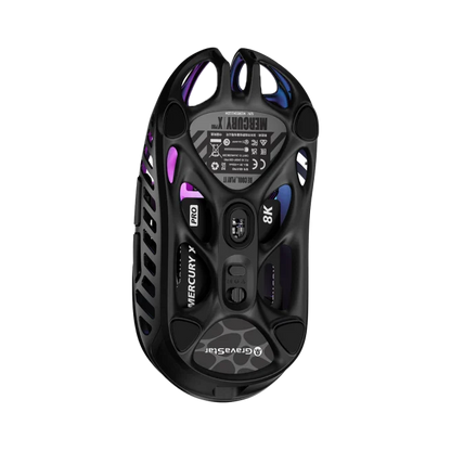 Mouse Gamer Gravastar Mercury X Pro Galaxy Black