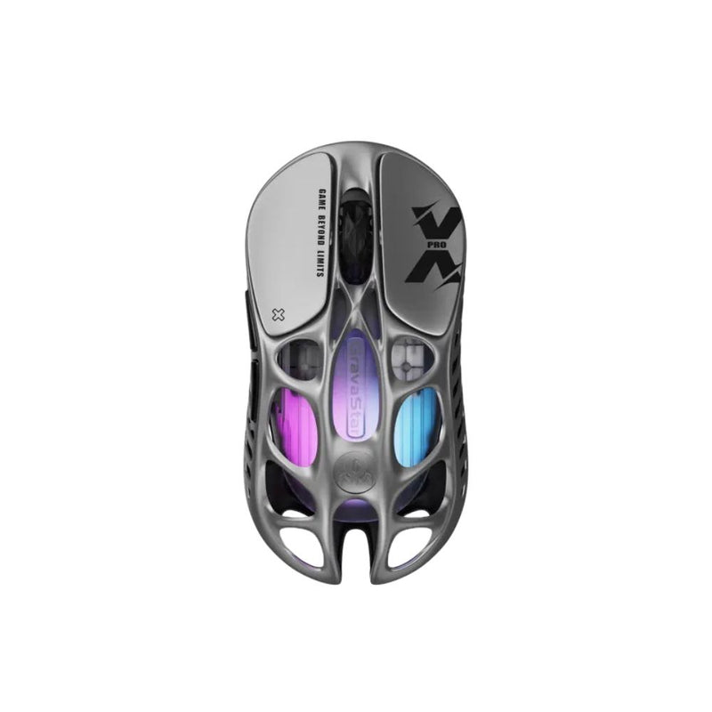 Mouse Gamer Gravastar Mercury X Pro Interstellar Silver