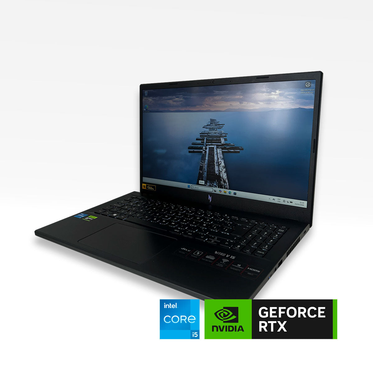 Notebook Gamer Acer Nitro V5 i5 13420H, RTX2050 4GB, 16GB RAM DDR5, 512GB SSD Reacondicionado Nuevo
