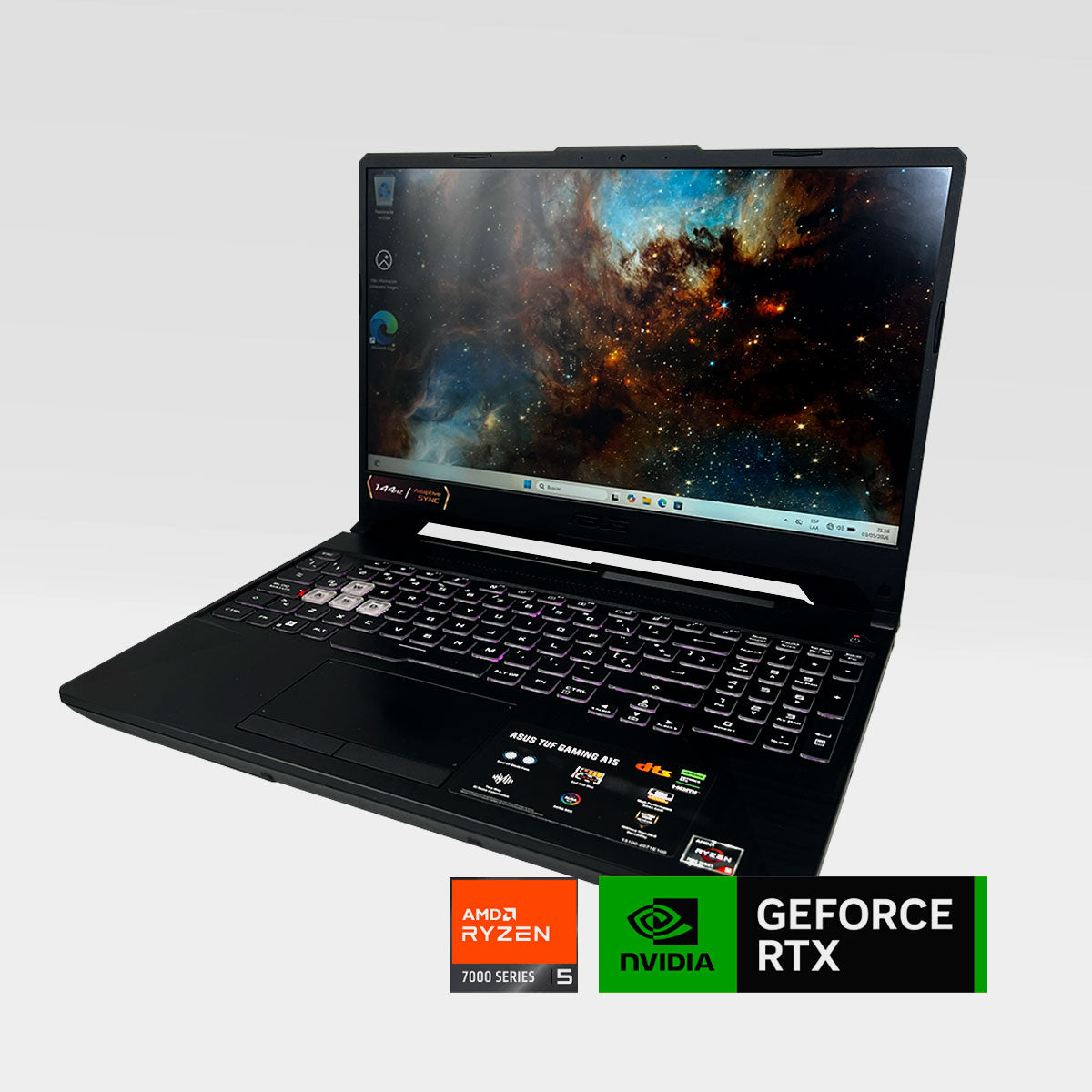 Notebook Gamer Asus Tuf A15 r5 7 7535HS, RTX2050 4G, 16GB RAM DDR5, 512GB SSD  Reacondicionado