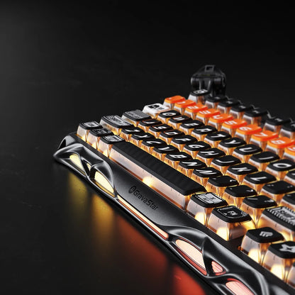 Teclado Gamer GravaStar Mercury K1 Pro Edición Especial CyberFlare