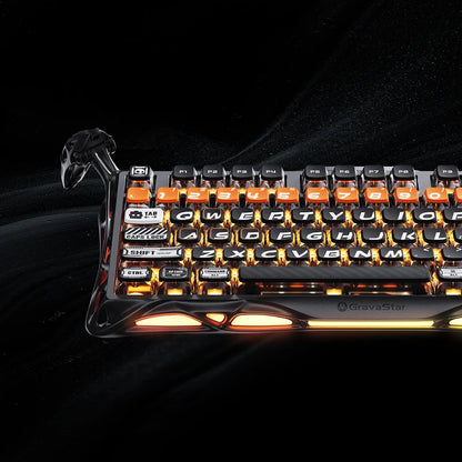Teclado Gamer GravaStar Mercury K1 Pro Edición Especial CyberFlare