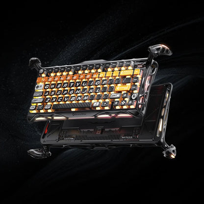 Teclado Gamer GravaStar Mercury K1 Pro Edición Especial CyberFlare