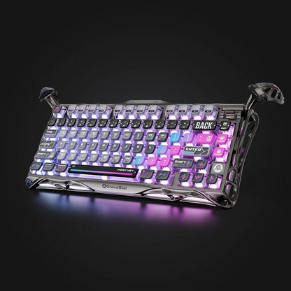 Teclado Gamer GravaStar Mercury K1 Pro Edición Especial Cyberpunk