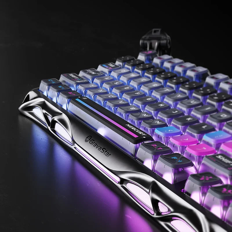 Teclado Gamer GravaStar Mercury K1 Pro Edición Especial Cyberpunk