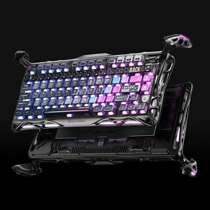 Teclado Gamer GravaStar Mercury K1 Pro Edición Especial Cyberpunk