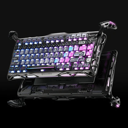 Teclado Gamer GravaStar Mercury K1 Pro Edición Especial Cyberpunk
