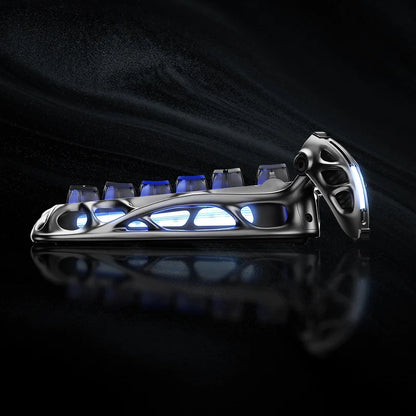 Teclado Gamer GravaStar Mercury K1 Pro Edición Especial Interstellar Silver
