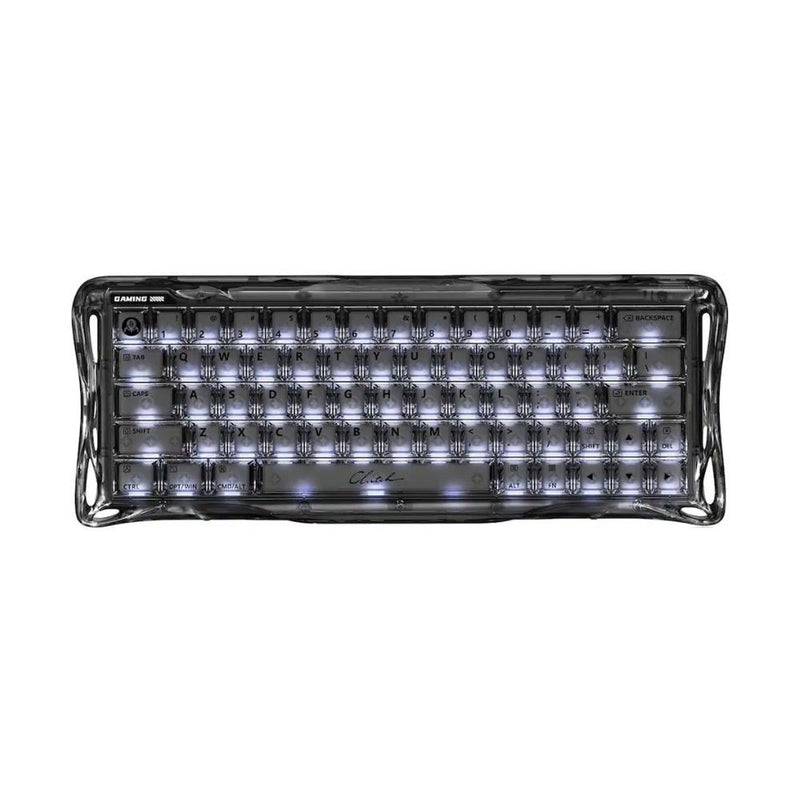 Teclado Gamer Magnético Gravastar Mercury V60 Pro - Edición Especial Onyx Crystal