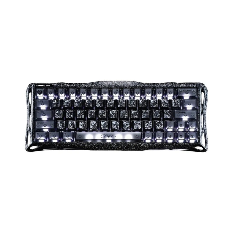 Teclado Gamer Gravastar V60 Pro - Edicion Especial Negro Cyber Frost