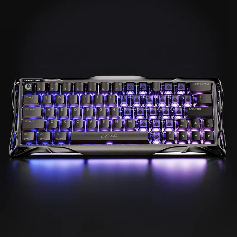 Teclado Gamer Magnético Gravastar Mercury V60 Pro - Edición Especial GunMetal