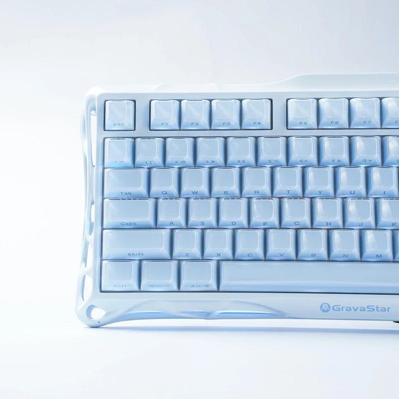 Teclado Mecánico Gamer Gravastar Mercury K1 - Ice Blue