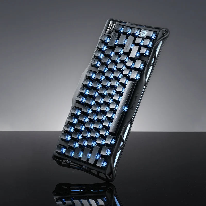 Teclado Mecánico Gamer Gravastar Mercury K1 - Stealth Black