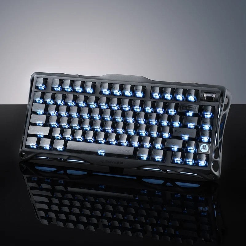 Teclado Mecánico Gamer Gravastar Mercury K1 - Stealth Black