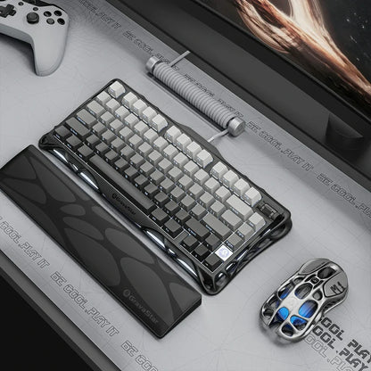 Teclado Mecánico Gamer Gravastar Mercury K1 Gradient Black