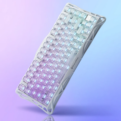 Teclado Mecánico Gamer Gravastar Mercury K1 Lite - Edición Especial Crystal Aurora