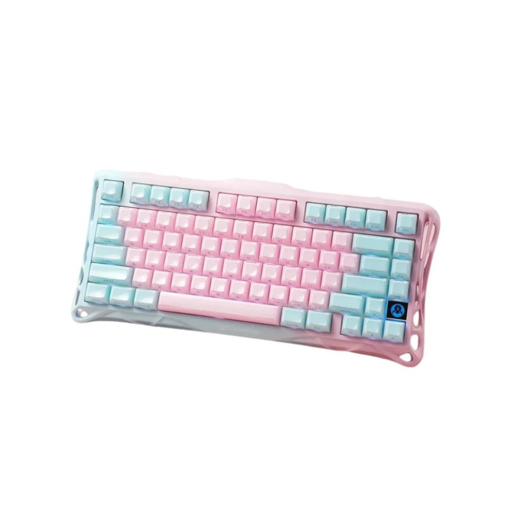 Teclado Mecánico Gamer Gravastar Mercury K1 Lite - Edición Especial Lumen Rose