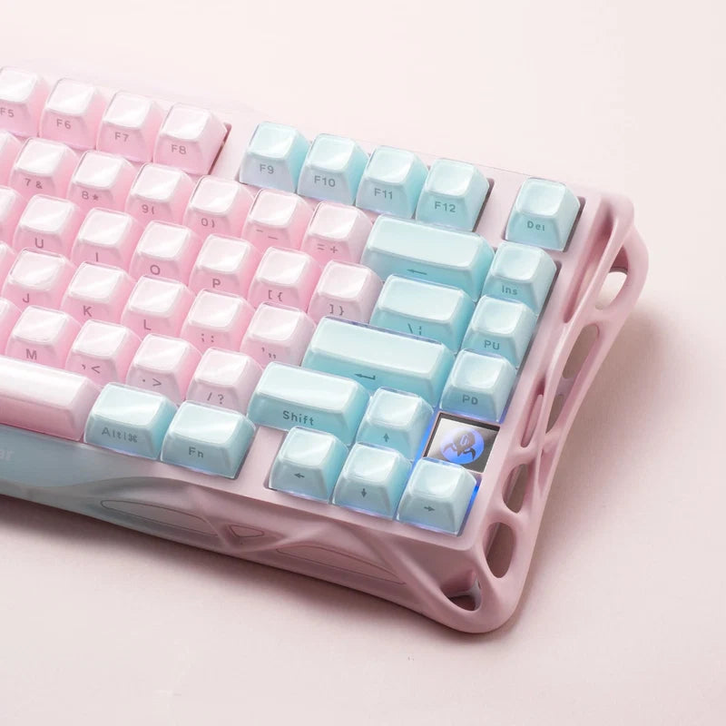 Teclado Mecánico Gamer Gravastar Mercury K1 Lite - Edición Especial Lumen Rose