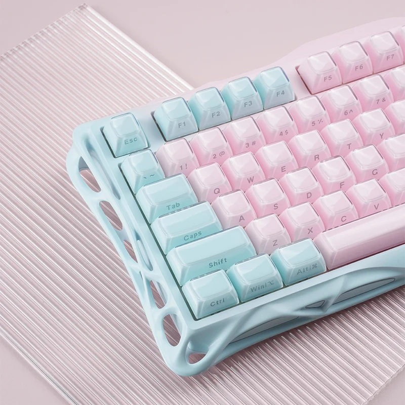 Teclado Mecánico Gamer Gravastar Mercury K1 Lite - Edición Especial Lumen Rose