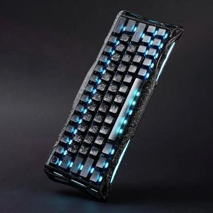 Teclado Gamer Gravastar V60 Pro - Edicion Especial Negro Cyber Frost