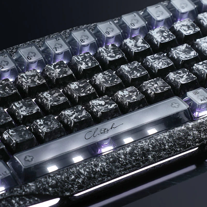 Teclado Gamer Gravastar V60 Pro - Edicion Especial Negro Cyber Frost