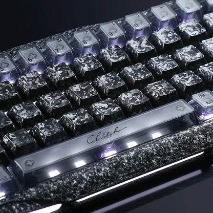 Teclado Gamer Gravastar V60 Pro - Edicion Especial Negro Cyber Frost