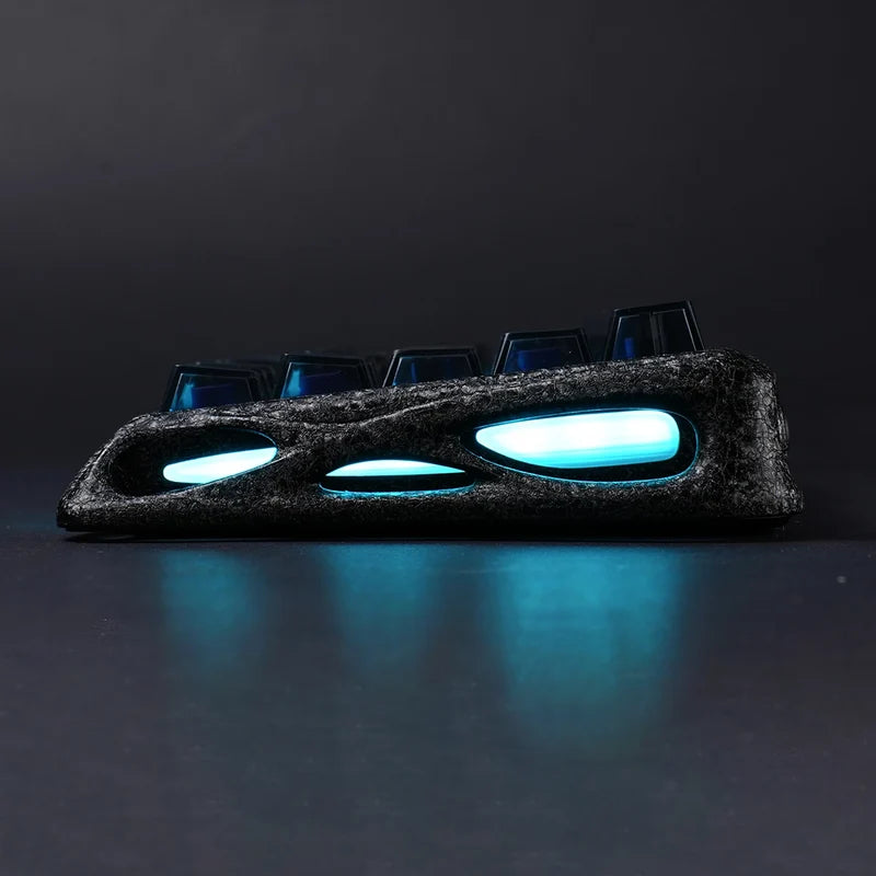 Teclado Gamer Gravastar V60 Pro - Edicion Especial Negro Cyber Frost
