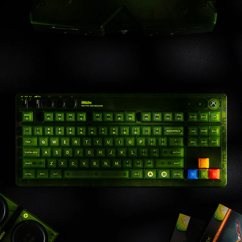 Teclado mecánico 8BitDo Retro 87 - Edición Xbox