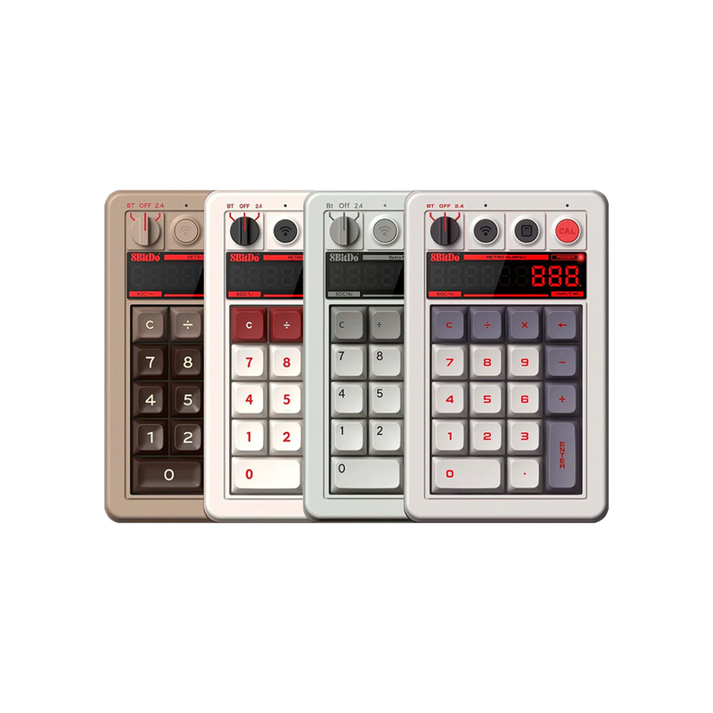 Teclado numérico mecánico 8BitDo Retro 18 Inalambrico Pc Android